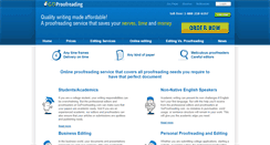 Desktop Screenshot of goproofreading.com